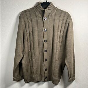 Oscar de La Renta Cardigan Button Sweater